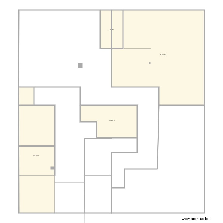 bureau. Plan de 0 pièce et 0 m2