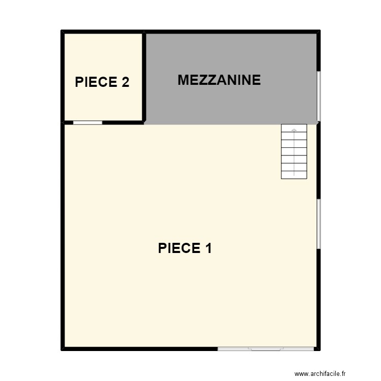 bechdolff. Plan de 3 pièces et 77 m2