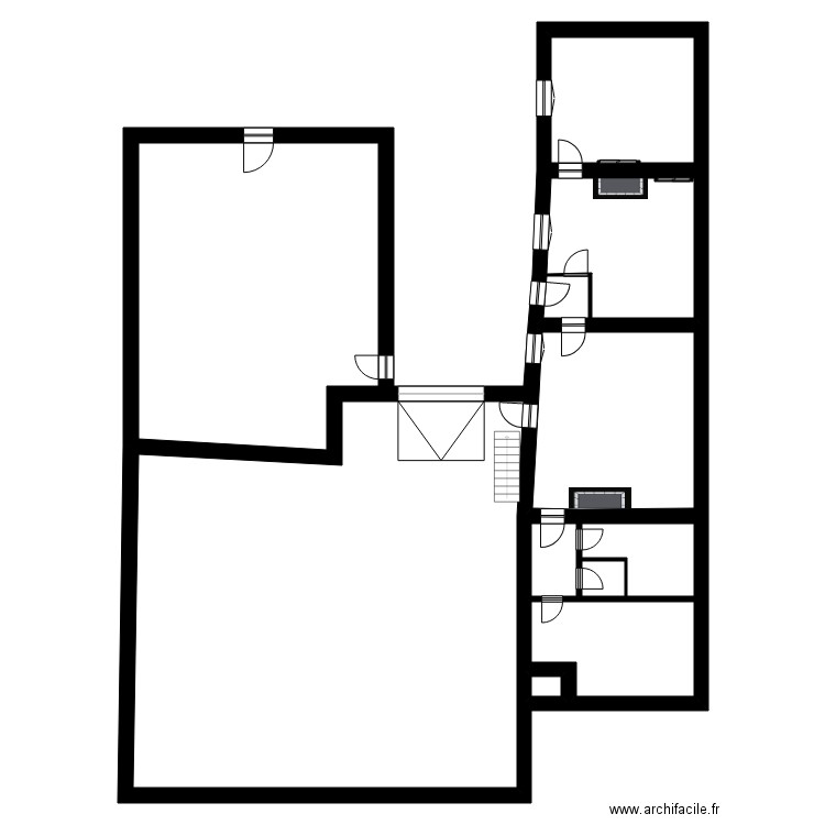 LAURENT Rejane. Plan de 16 pièces et 744 m2