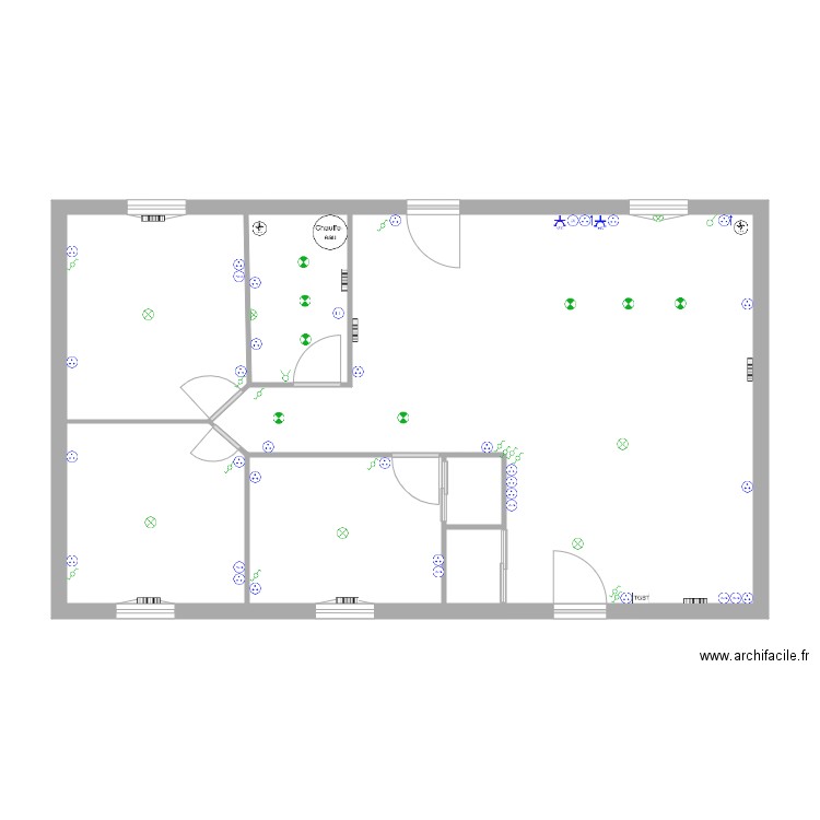 M FAUVE 2.1. Plan de 7 pièces et 75 m2