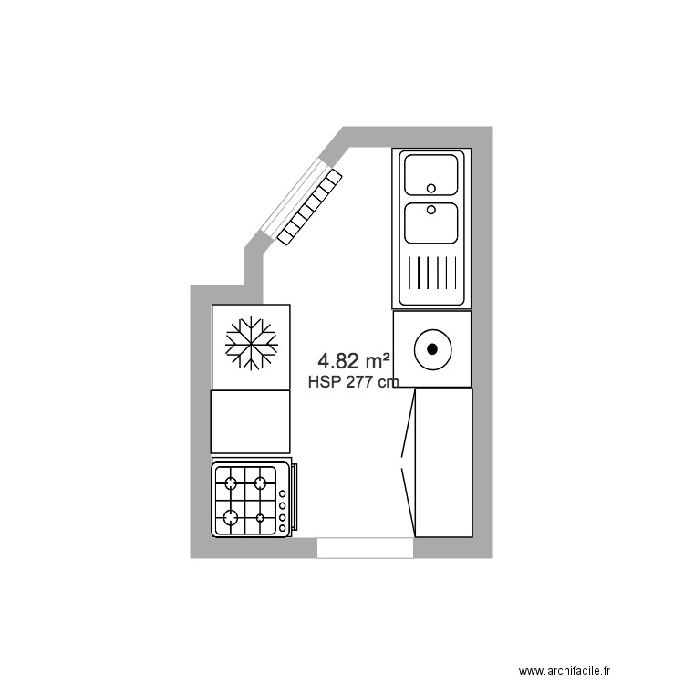 070518 Cuisine Angélique. Plan de 0 pièce et 0 m2