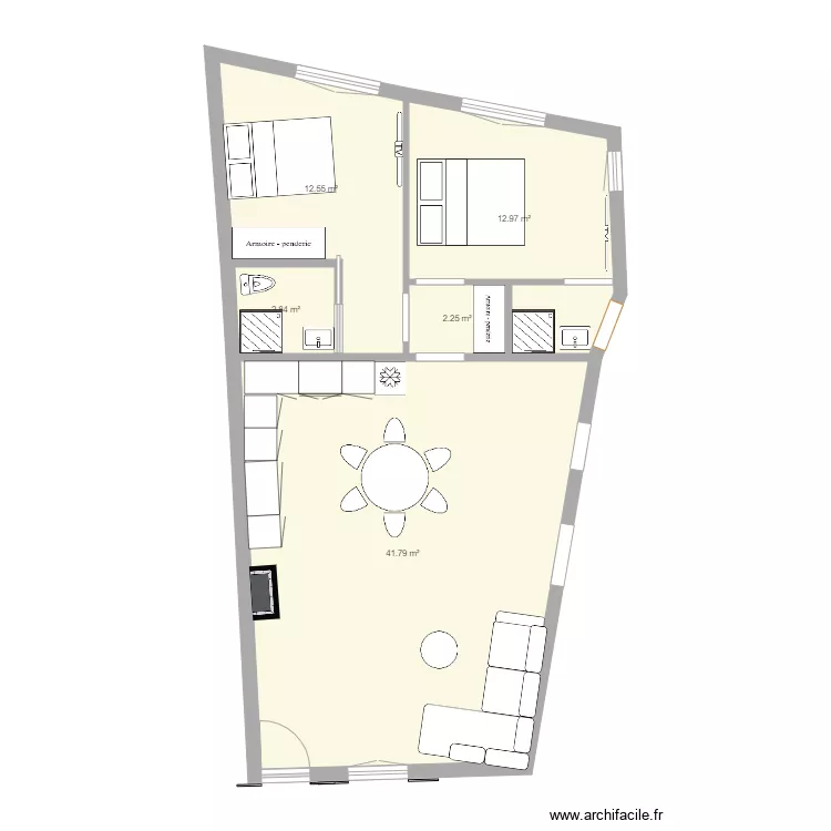 Saint Paul Domi 3. Plan de 