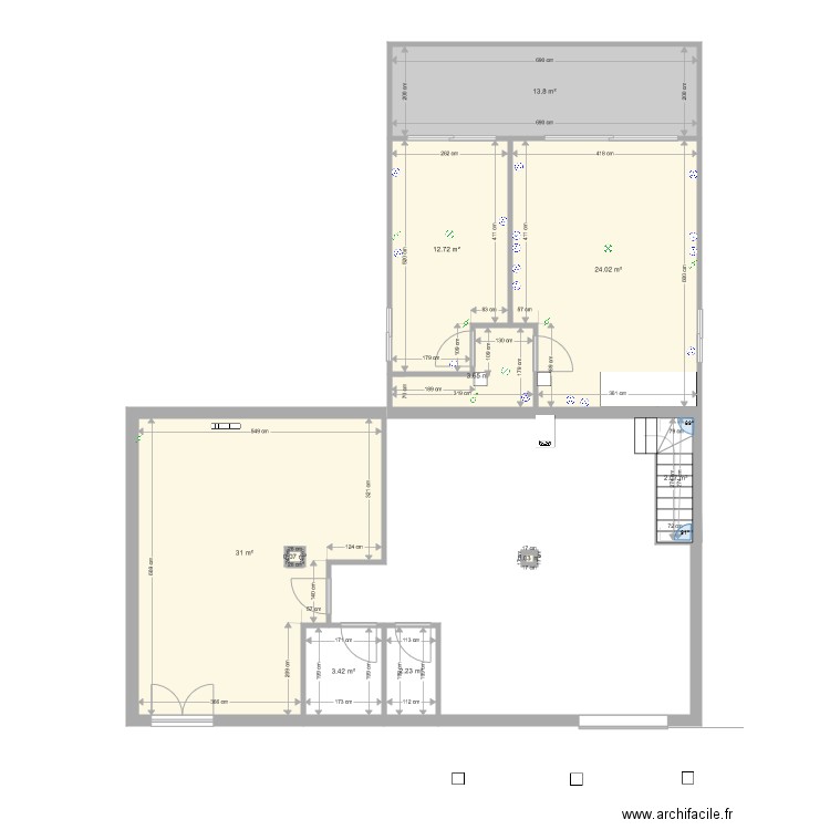 Villeneuve extension 3 1 Carlos. Plan de 0 pièce et 0 m2