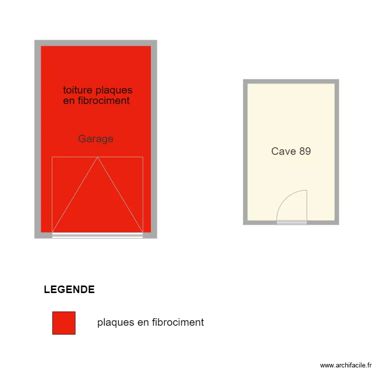 BERTRAND garage et cave. Plan de BERTRAND garage et cave. Plan de