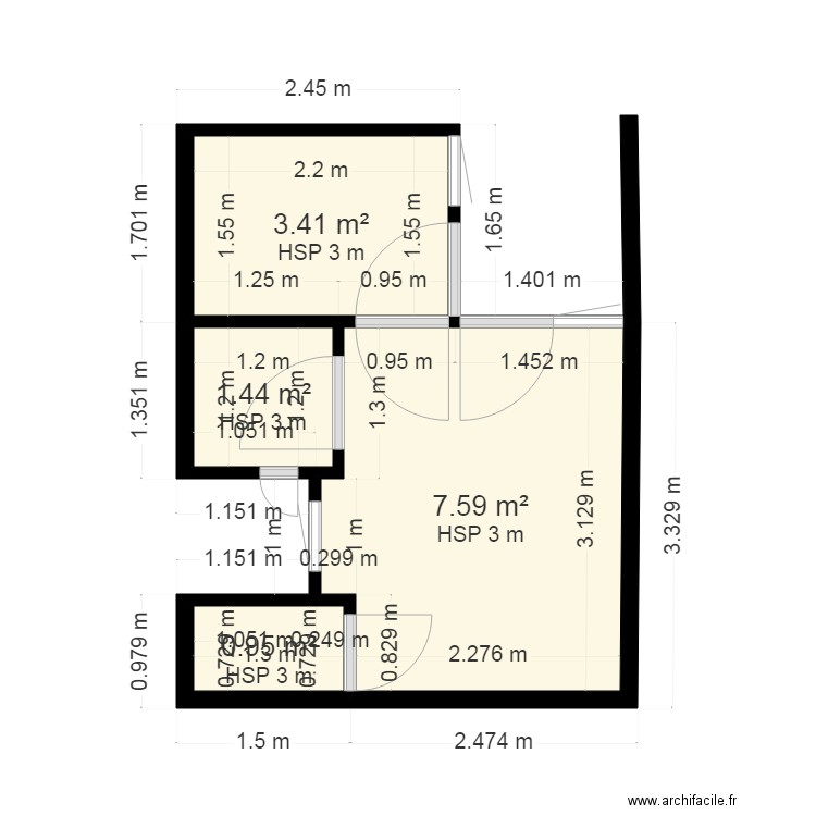 usuel 3. Plan de 0 pièce et 0 m2