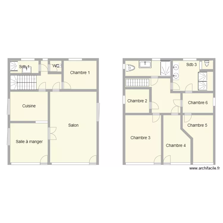 Gite Chatenois. Plan de 