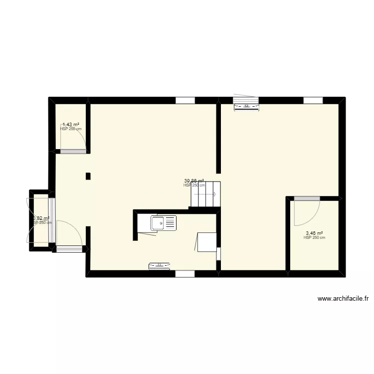 LA GOUFYNIERE. Plan de 