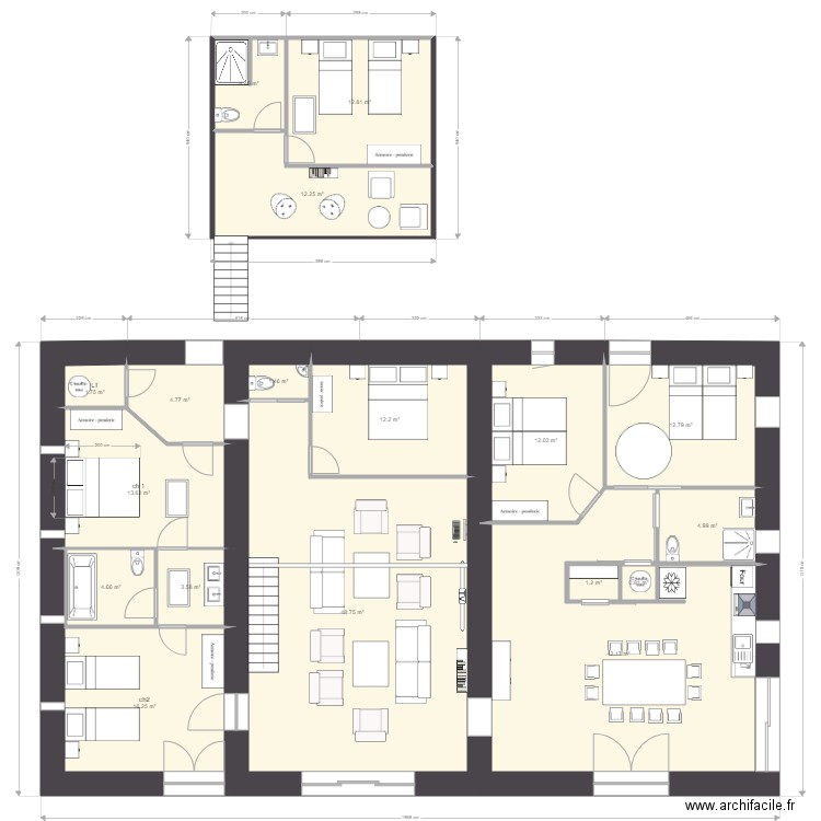 gite 14 02 2019 f. Plan de 0 pièce et 0 m2