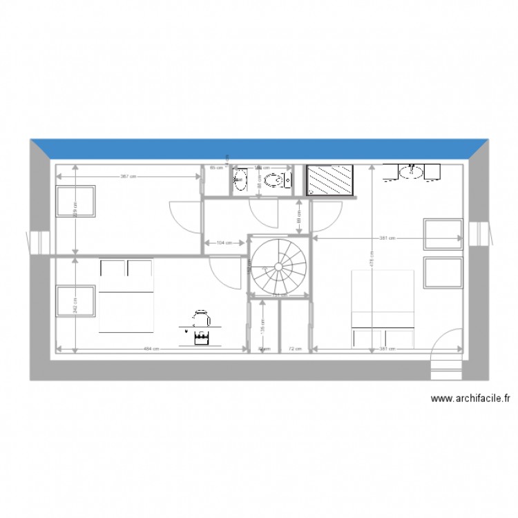 ETAGE BELTZ. Plan de 0 pièce et 0 m2