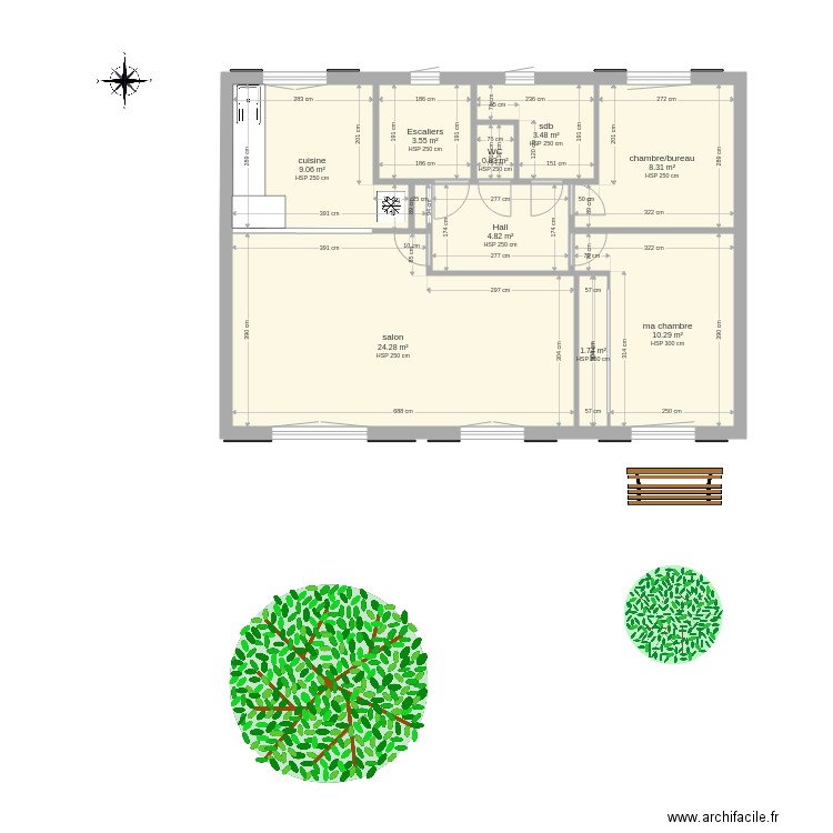 Isaplansmofifiéscuisine. Plan de 0 pièce et 0 m2