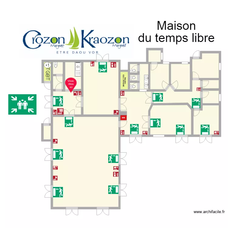 maison du temps libre 1. Plan de maison du temps libre 1. Plan de