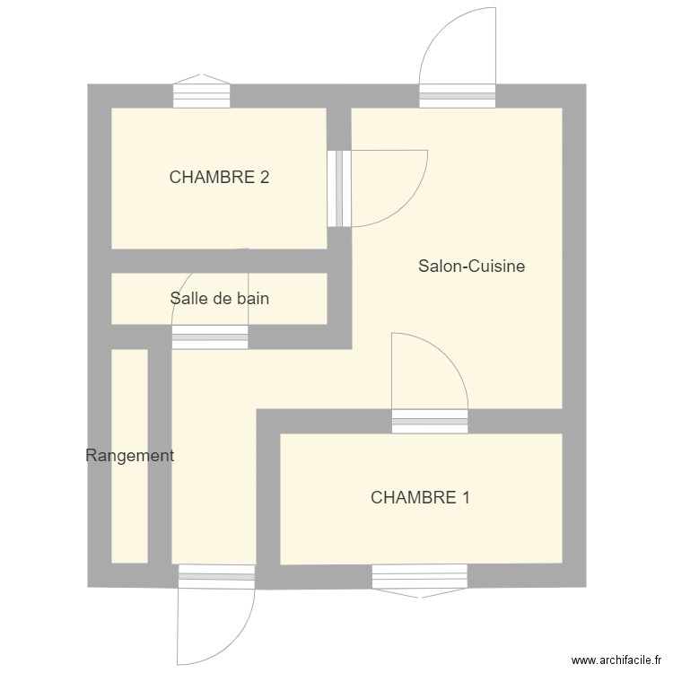 plan 1. Plan de 0 pièce et 0 m2