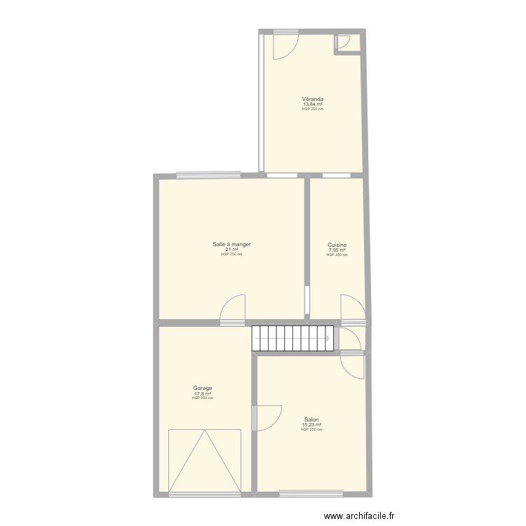 CASA RITA R/C ORIGINAL. Plan de 6 pièces et 77 m2