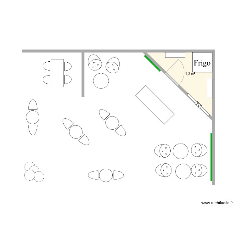 POLLUTEC 2023 - V2. Plan de 1 pièce et 4 m2