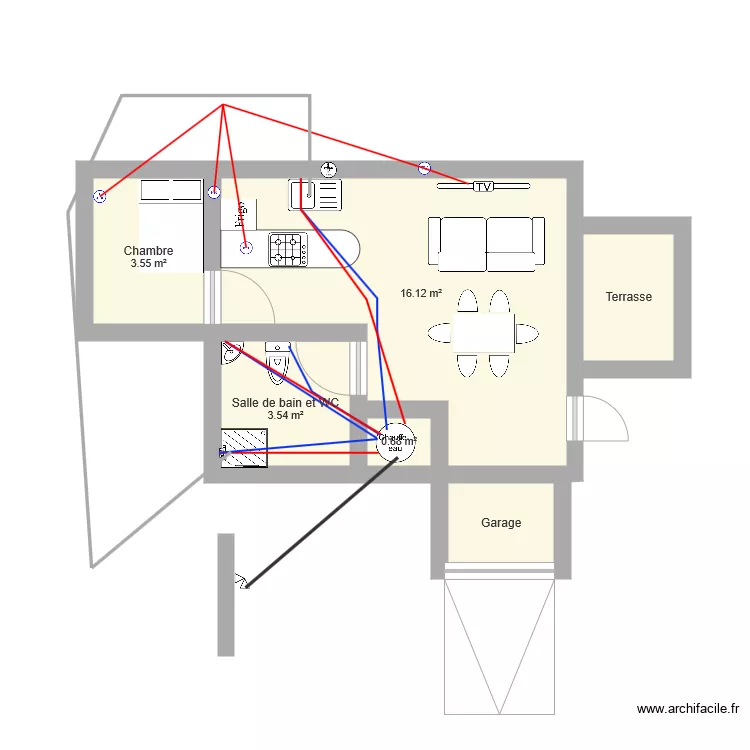 cabane 2. Plan de cabane 2. Plan de