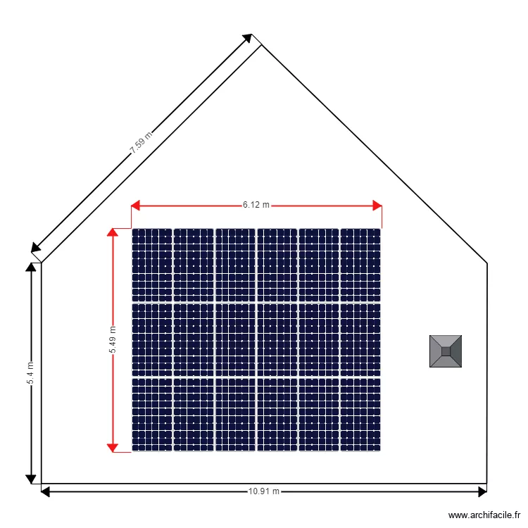 MAISON NAVORET M5. Plan de 