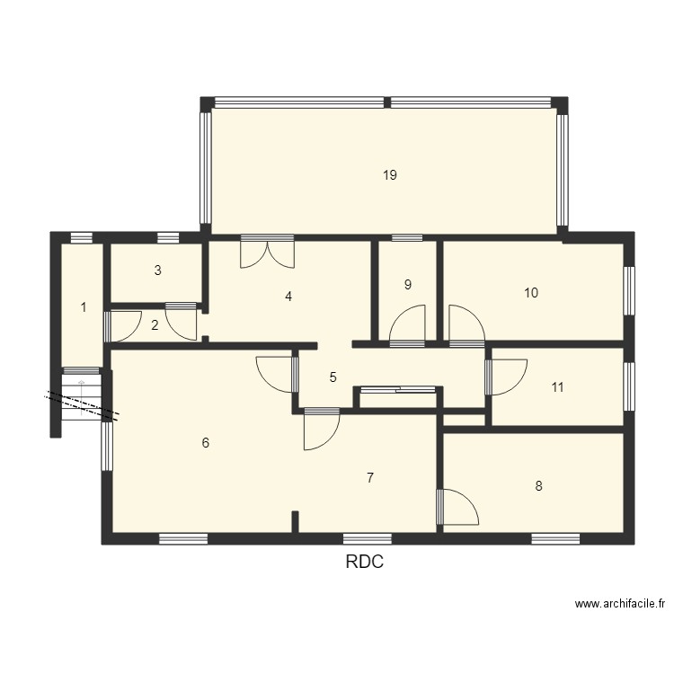 184980 ZIMMER. Plan de 0 pièce et 0 m2