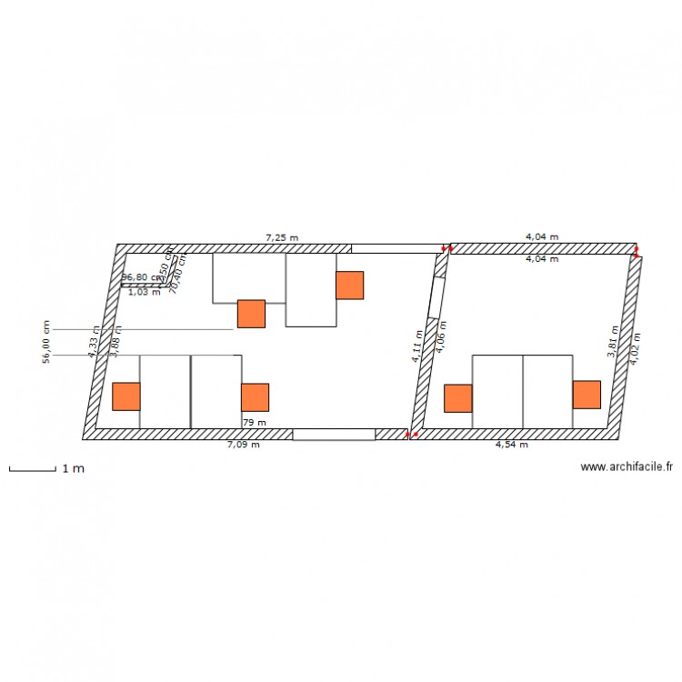 bureau 2. Plan de 0 pièce et 0 m2