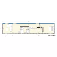 ss sans divisions avec fenetres et escalier plac&eacute;s