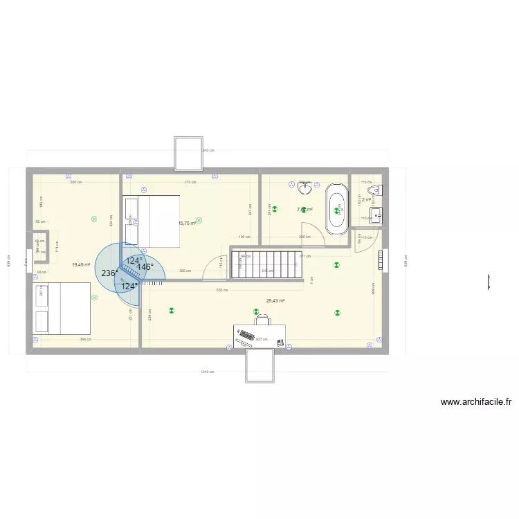 combles aménagés 4. Plan de combles aménagés 4. Plan de