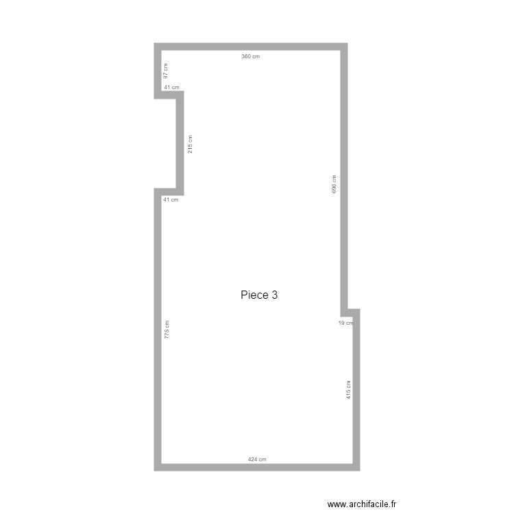 Plan Etage 3. Plan de 0 pièce et 0 m2