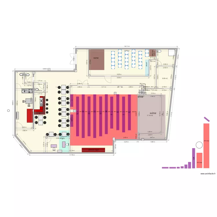 plan th&eacute;&acirc;tre V10 f. Plan de 