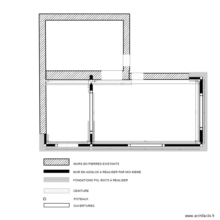 PLANS IMPLANTATION . Plan de 0 pièce et 0 m2