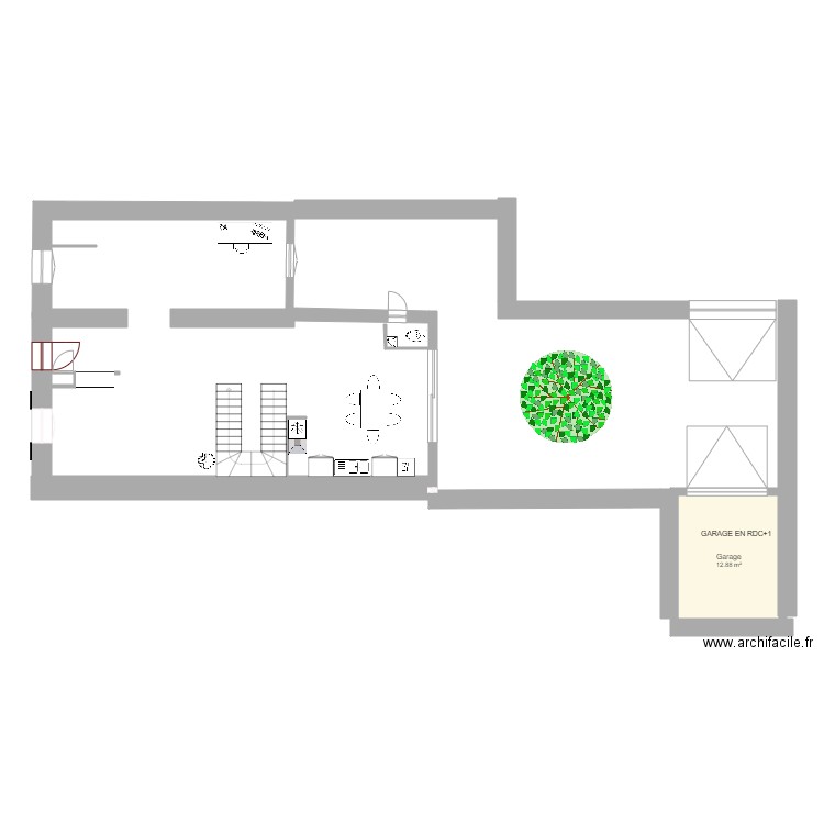 GRUI Extérieur actuel. Plan de 0 pièce et 0 m2