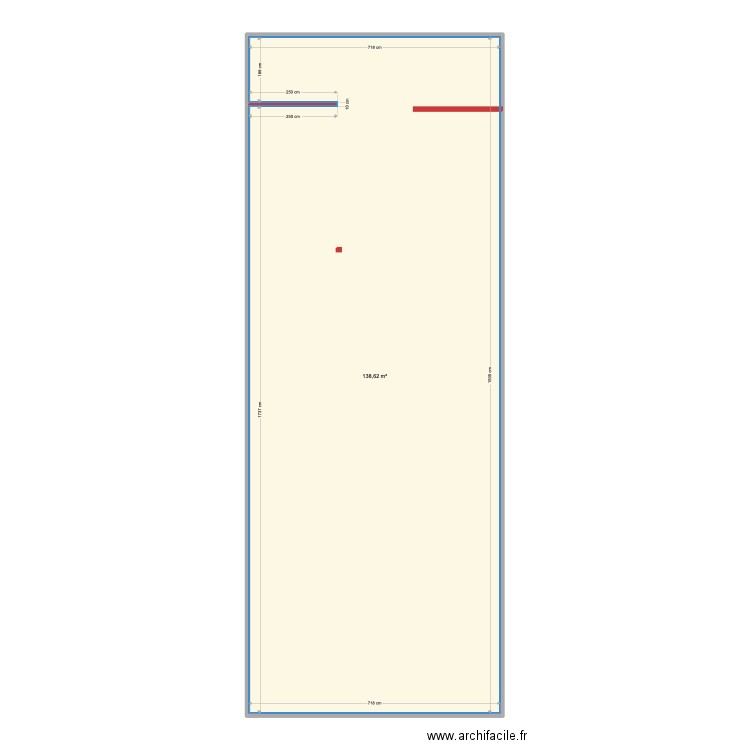 Samujana terrain. Plan de 1 pièce et 139 m2