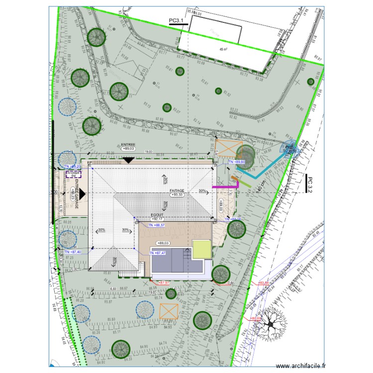 Essai. Plan de 1 pièce et 1 m2