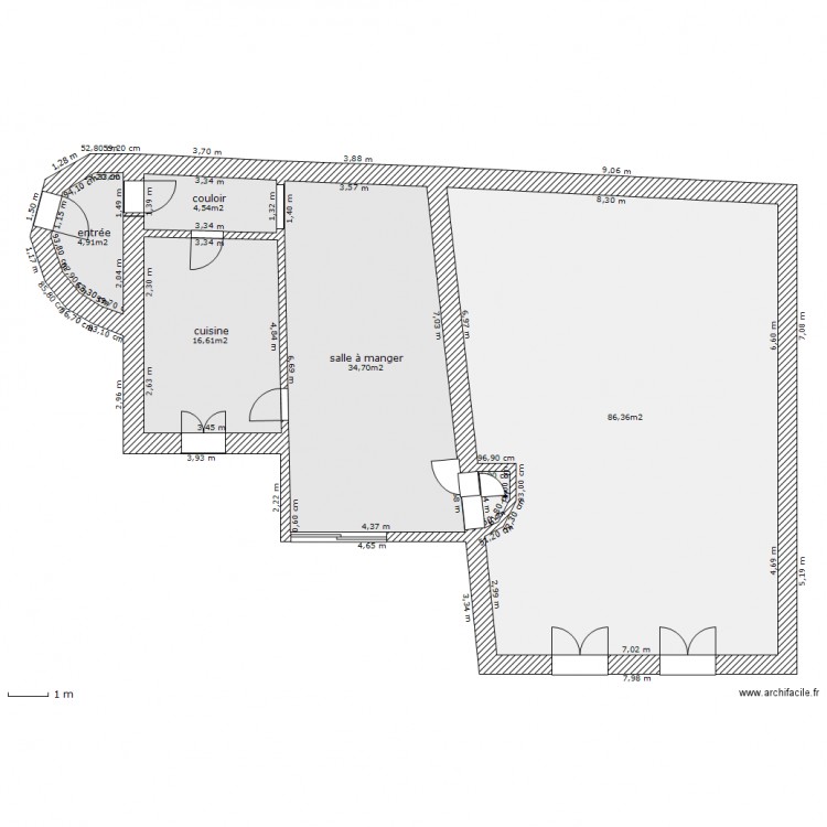 latour. Plan de 0 pièce et 0 m2