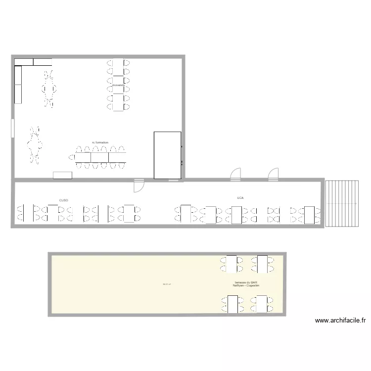 terrasse 1009. Plan de 