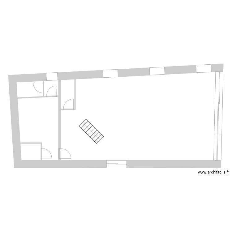 catherine. Plan de 1 pièce et 104 m2