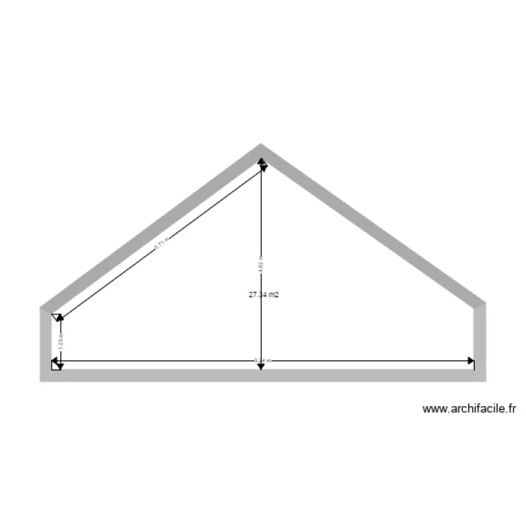 05RRA toitire habitation existante. Plan de 05RRA toitire habitation existante. Plan de