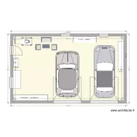 plan garage toit plat