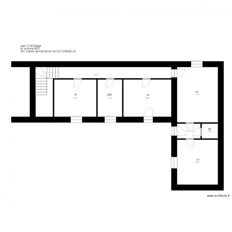 plan REY Cordelle. Plan de 0 pièce et 0 m2