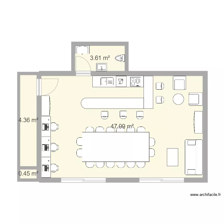 Salle asso. Plan de 