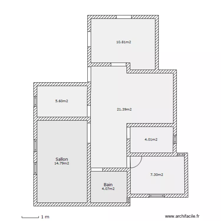 Maison. Plan de 