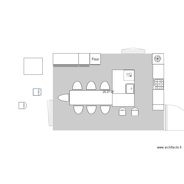 CUISINE. Plan de 0 pièce et 0 m2