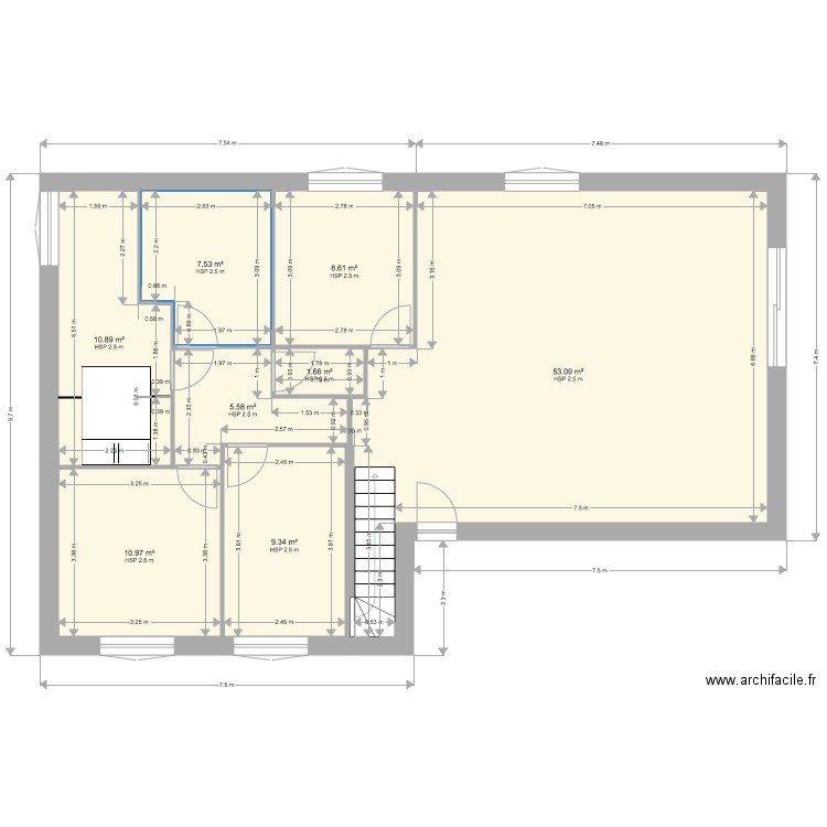 MAISON FLORIOT. Plan de 0 pièce et 0 m2