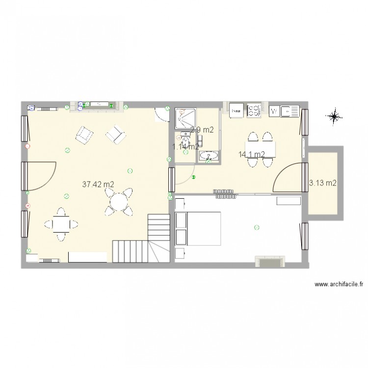 Plan. Plan de 0 pièce et 0 m2