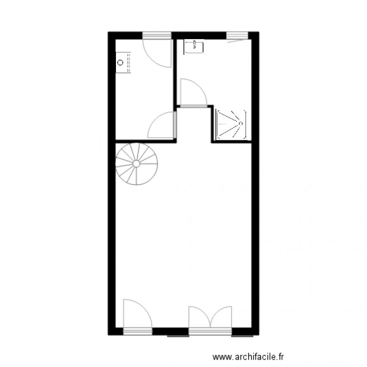 hendaye petite maison. Plan de 0 pièce et 0 m2