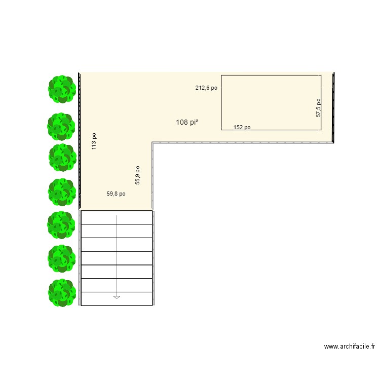 937-terrasse. Plan de 0 pièce et 0 m2