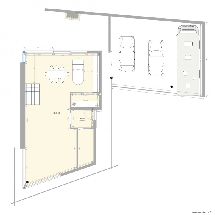 extension finale. Plan de 0 pièce et 0 m2