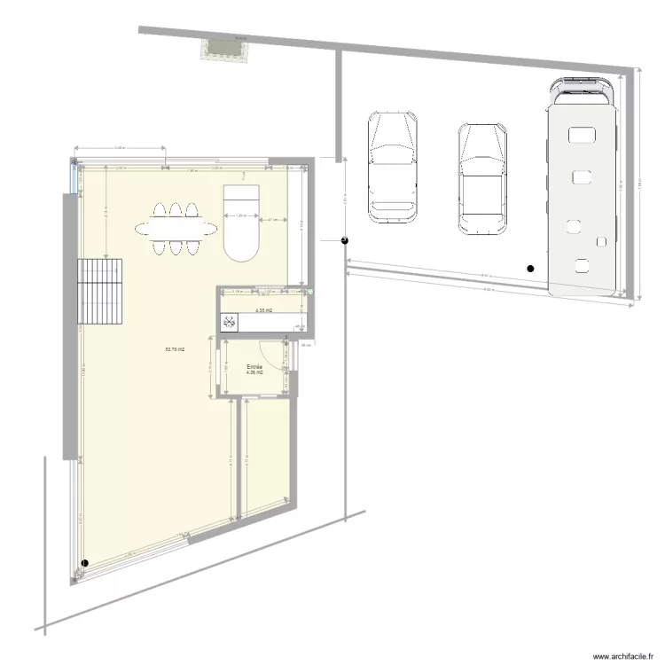 extension finale. Plan de 