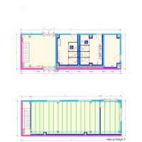 Plan sanitaires et bureau