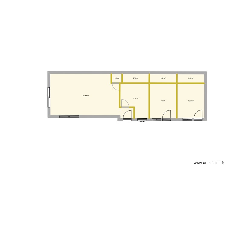 Dépendances6. Plan de 10 pièces et 123 m2