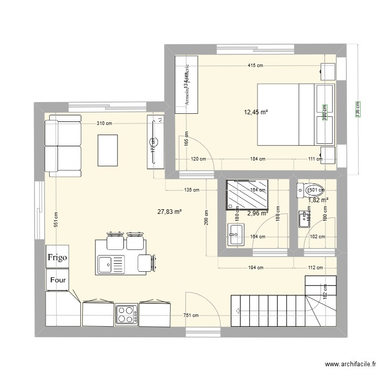 BRINDEAU 12. Plan de 8 pièces et 94 m2