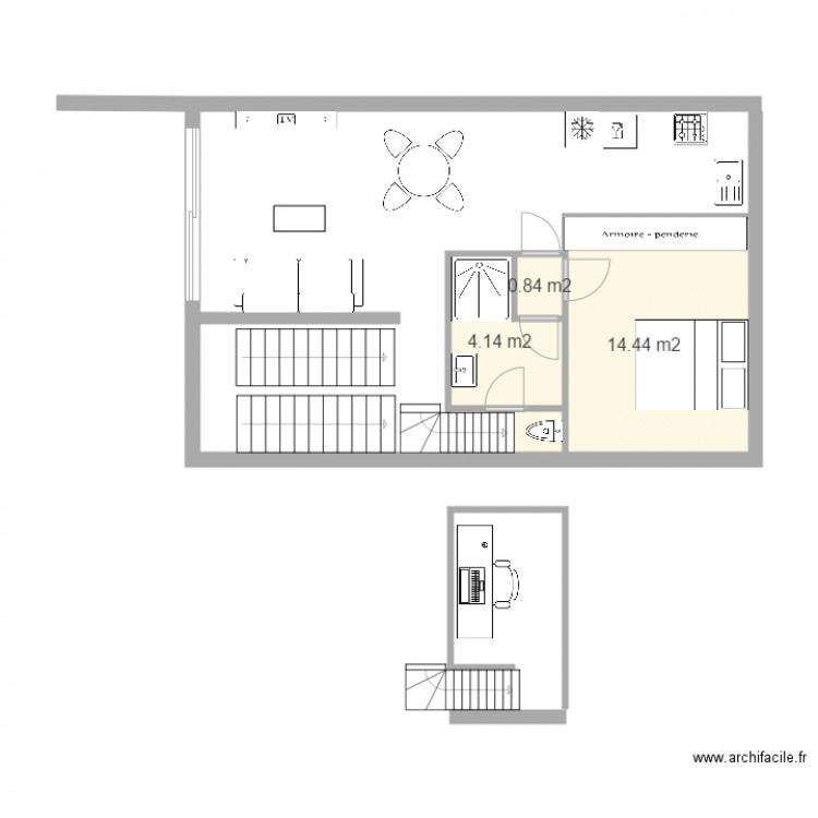 étage 3. Plan de 0 pièce et 0 m2