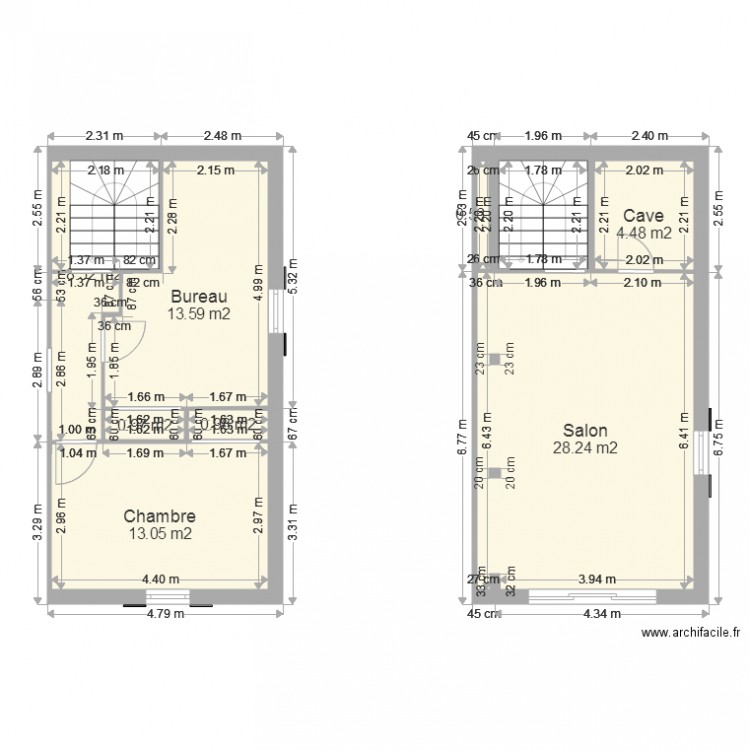 extension 17a. Plan de 0 pièce et 0 m2
